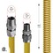 Flextron Gas Line Hose 5/8'' O.D.x30'' Len 1/2"x 3/4" MIP Fittings Yellow Coated Stainless Steel Flexible FTGC-YC12-30K - alternate 3
